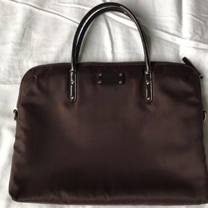 Kate Spade Brown computed briefcase